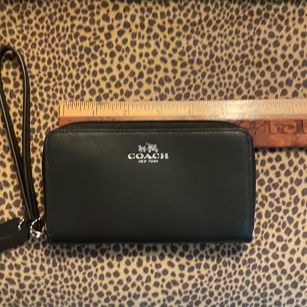New classic style Coach wristlet